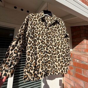 ZARA cheetah top